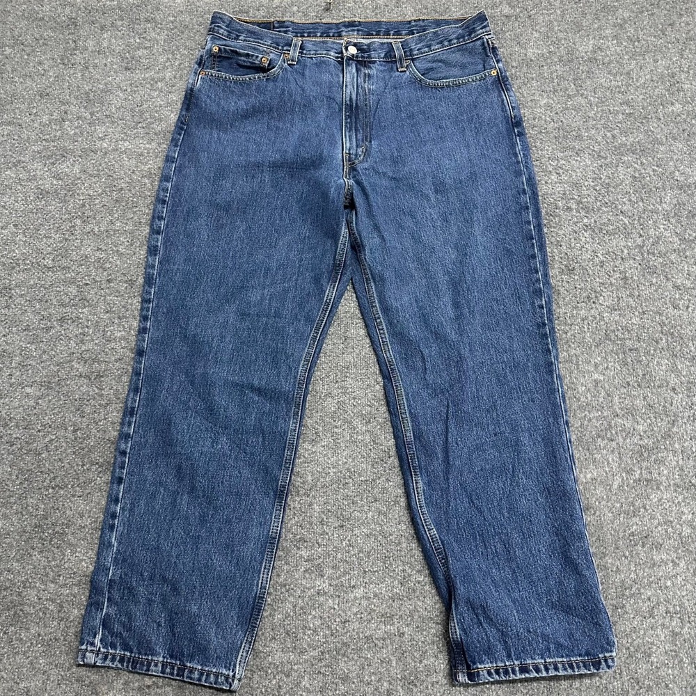Levi's Jeans Mens Size 38x30 Blue 550 Relaxed Fit Tapered Leg Denim Pant Classic